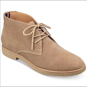 Tommy Hilfiger Suede Zakry Round Toe Chukka Boots